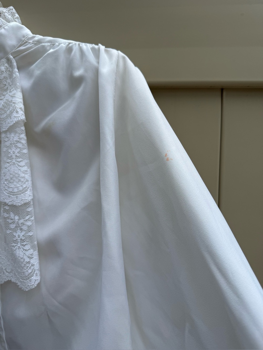 VTG Lady Manhattan White Blouse size 14 - Picture 11 of 14